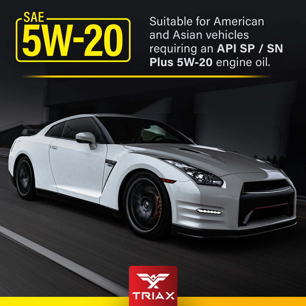 Triax Synergy SRT 5W-20 Full Synthetic PAO