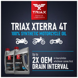 TRIAX XTERRA SYNTHETIC MOTORCYCLE 10W-40 JASO MA-2