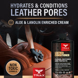 TRIAX Leather Conditioner - Solutie de Curatare, Restaure si Protectie pentru Piele