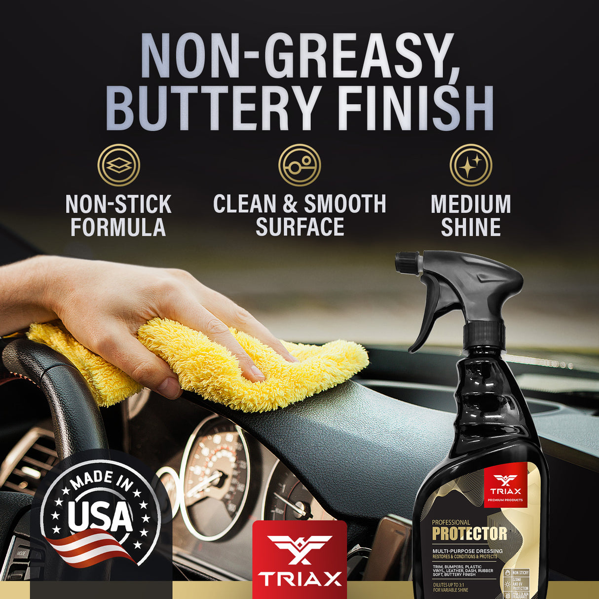 TRIAX Protector Pro - Solutie pentru Protectie si Luciu Suprafete