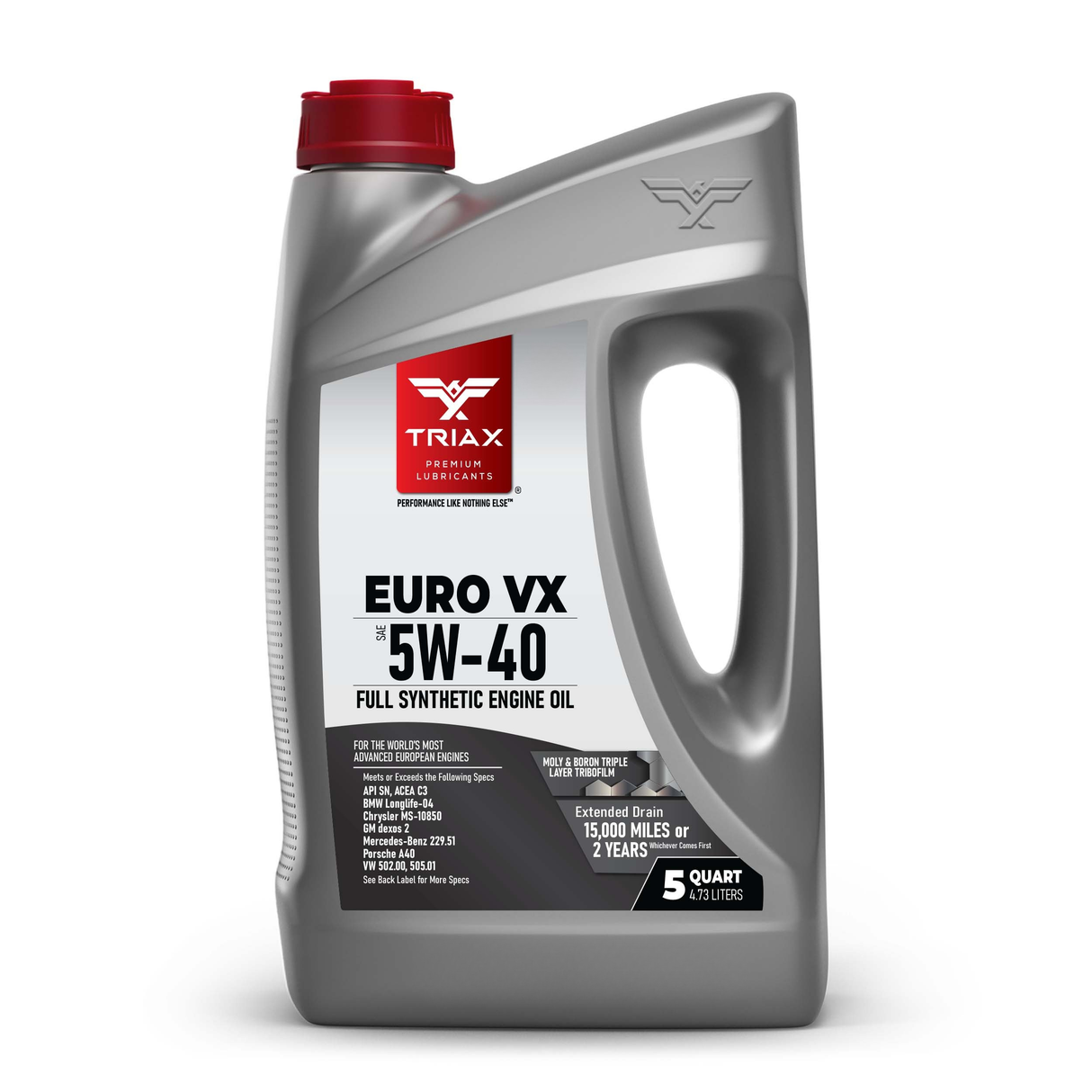 TRIAX Euro VX 5W-40 Full Synthetic DPF | BMW LL-04 | MB 229.51