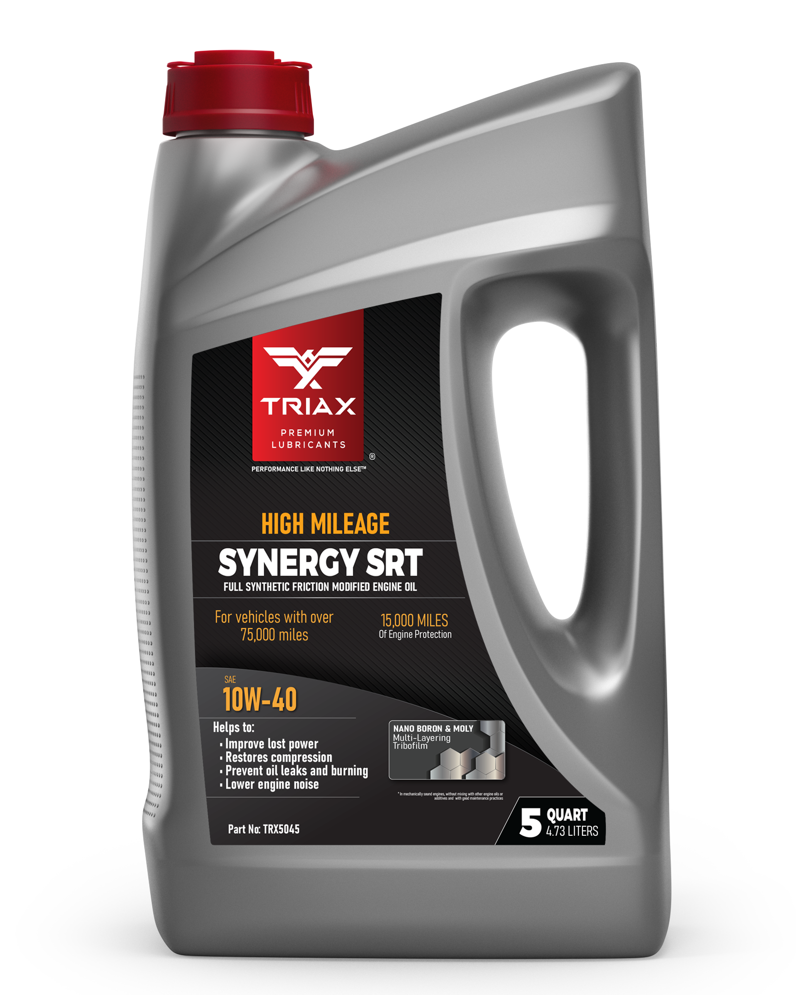 TRIAX Synergy SRT 10W-40 Full Synthetic High Mileage