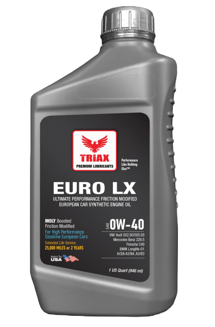 TRIAX Euro LX 0W-40 Full Synthetic/ Benzina | BMW LL-01 | MB 229.5