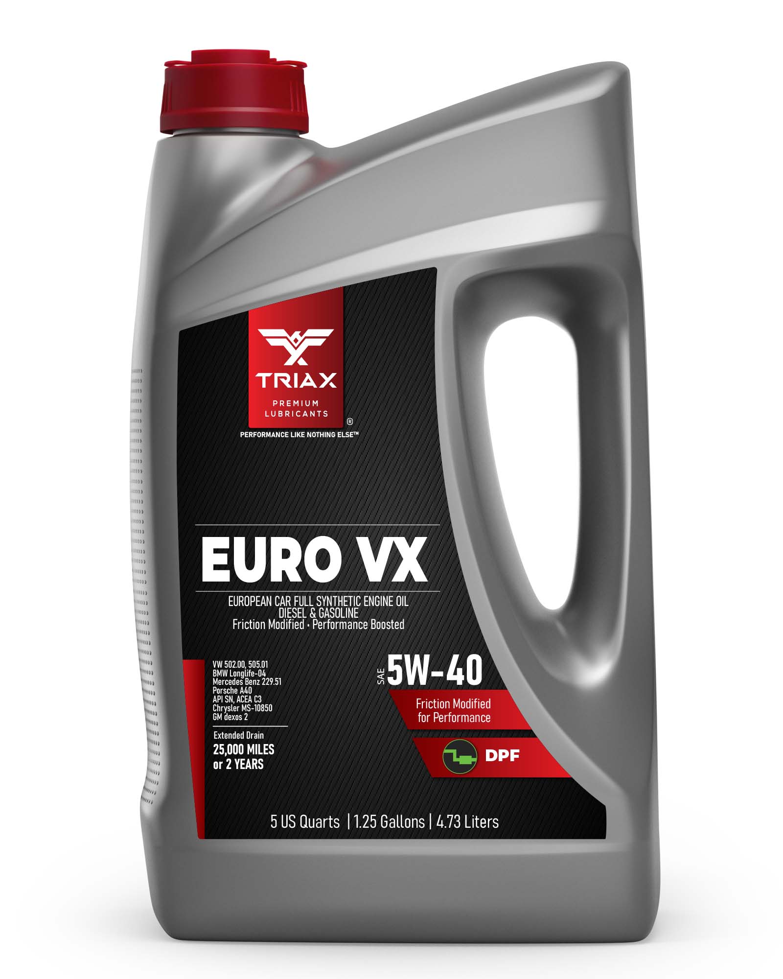 TRIAX Euro VX 5W-40 Full Synthetic DPF | BMW LL-04 | MB 229.51