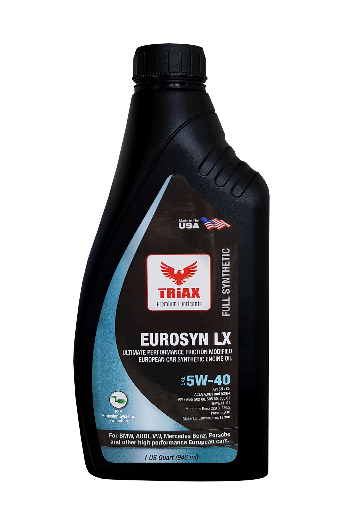 TRIAX EUROSYN LX 5W-40 Full Synthetic Long Life